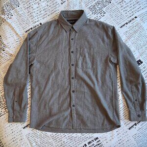 Abercrombie & Fitch 90s Relaxed Flannel – Grey Pattern | Size S